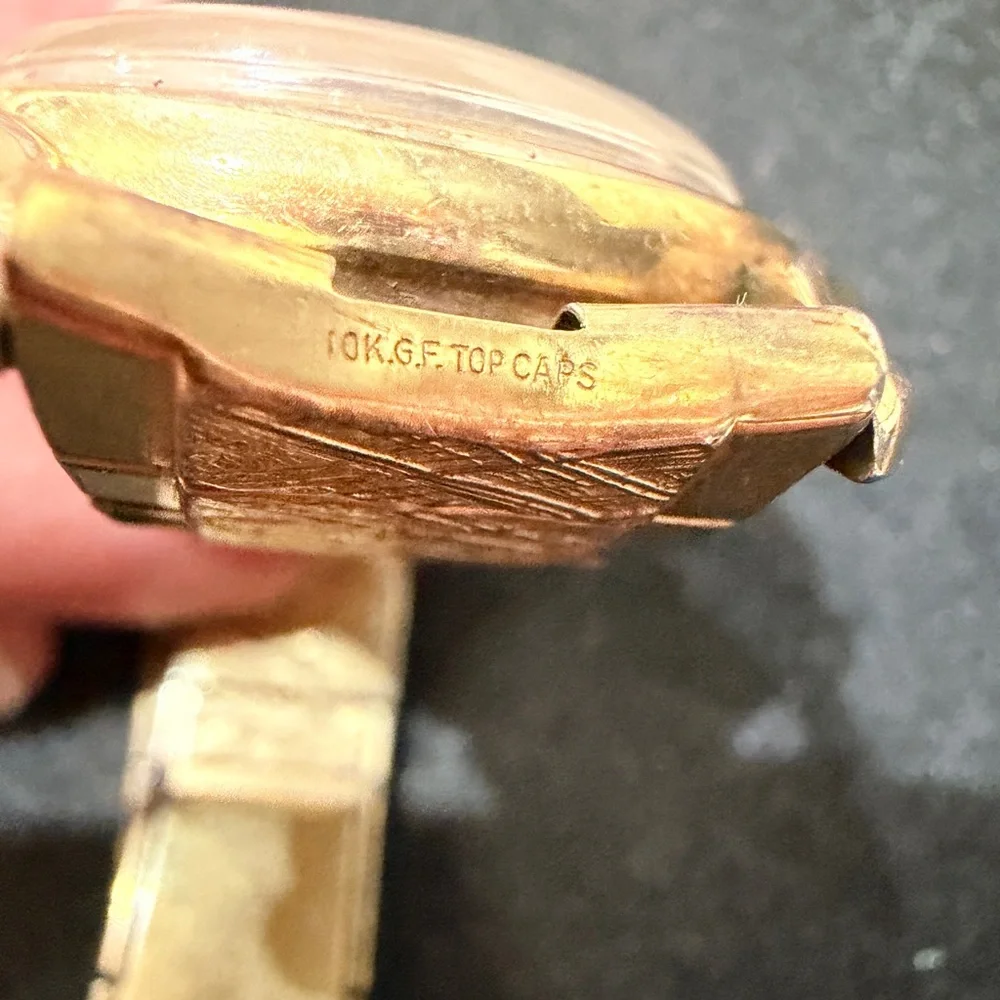 Vintage Elgin Self-Winding Shockmaster Gold Men's Watch